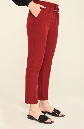 Claret Red Pants 2399-02