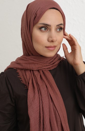 Dark Dusty Rose Shawl 13182-29