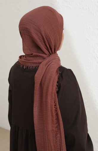 Dark Dusty Rose Shawl 13182-29