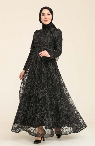 Schwarz Hijab-Abendkleider 2CY83004-01