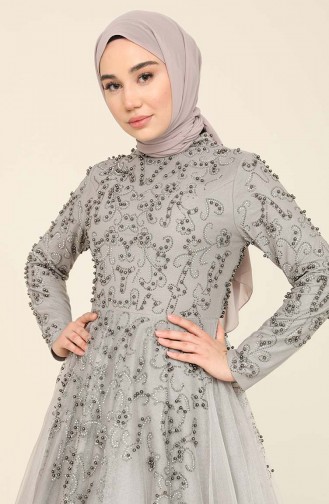 Habillé Hijab Gris 2CY83008-01