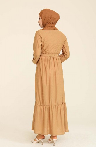 Robe Hijab Camel 2402-01