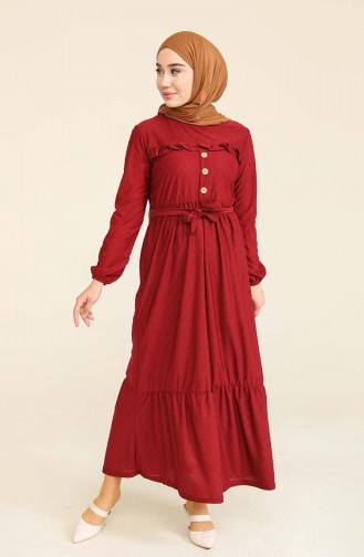 Robe Hijab Bordeaux 2402-05