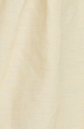 Etek Ucu Büzgülü Tunik 4032-02 Sarı