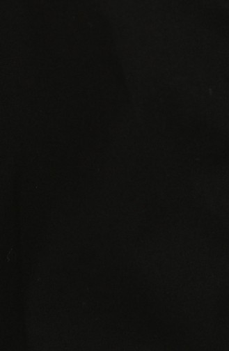 Gizli Düğmeli Tunik 2272-01 Siyah