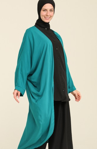 Kimono أخضر زمردي 7700-02