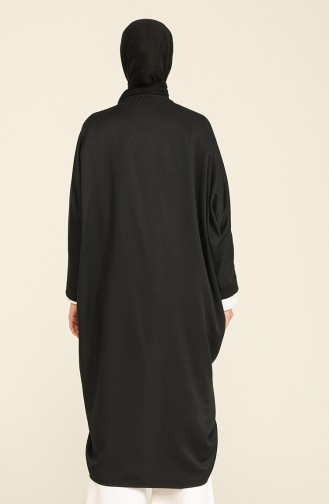 Viskon Abaya 7700-04 Siyah