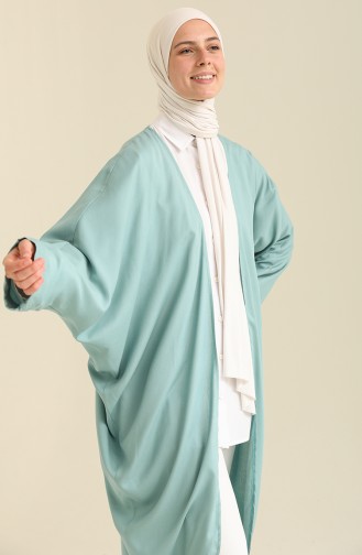 Viskon Abaya 7700-05 Çağla Yeşili