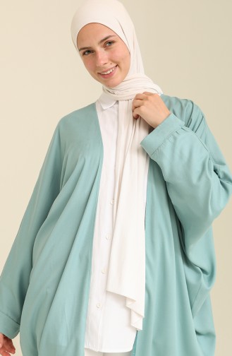 Viskon Abaya 7700-05 Çağla Yeşili