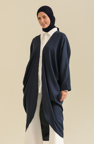 Viskon Abaya 7700-08 Lacivert