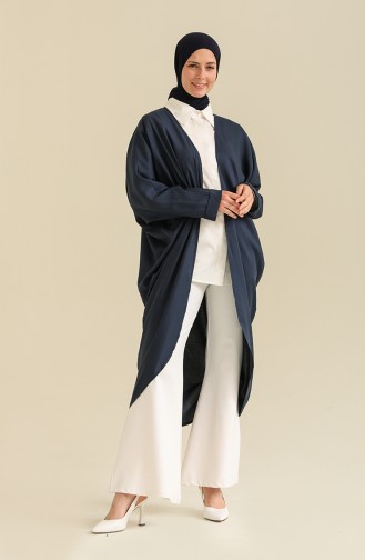 Kimono أزرق كحلي 7700-08