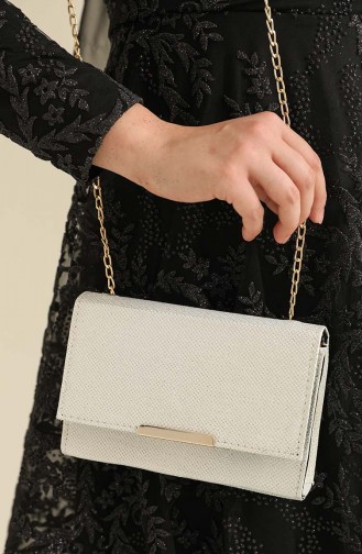 White Shoulder Bags 1699-02