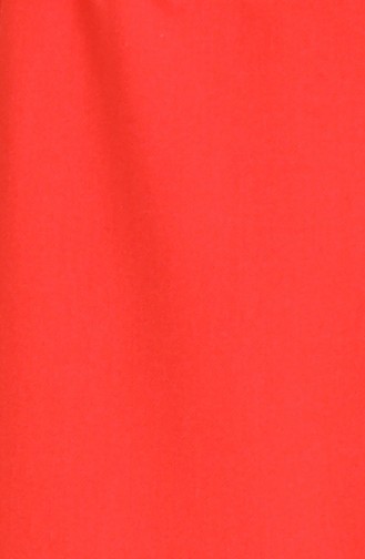 Beli Lastikli Pantolon 2034-21 Kırmızı
