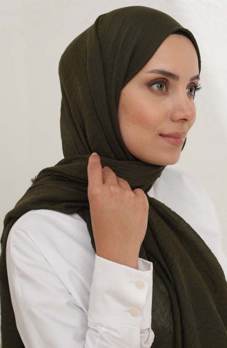 Army Green Shawl 13182-16