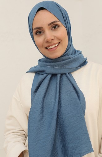 İpeksi Şal 70214-10 Mavi