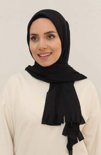 Sefamerve Polyester Pratik Şal 1206-01 Siyah