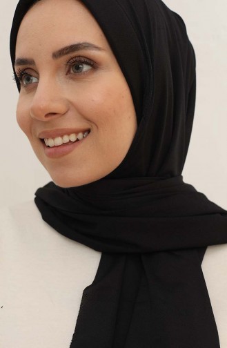 Sefamerve Polyester Pratik Şal 1206-01 Siyah