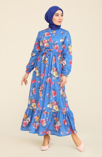 فستان أزرق 3803D-01