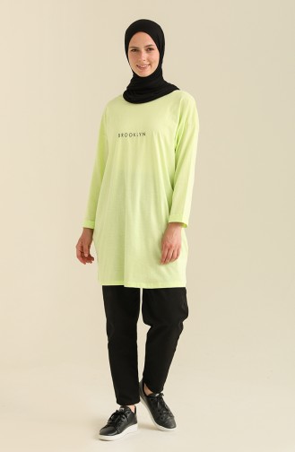 Pistachio Green Tunics 2406-07