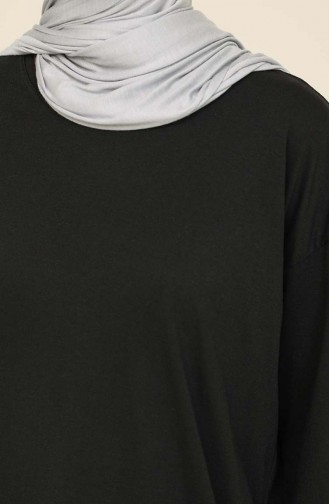 Basic Sade Tunik 2407-01 Siyah