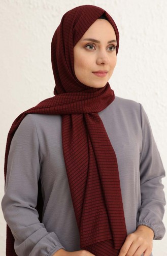 Dark Claret Red Shawl 90839-07