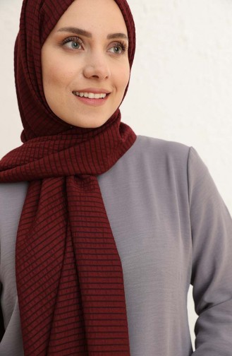 Dark Claret Red Shawl 90839-07