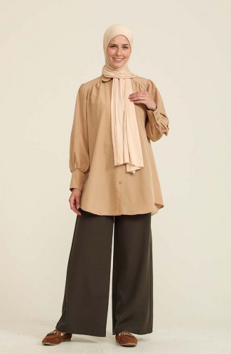 Dark Khaki Broek 3121-10