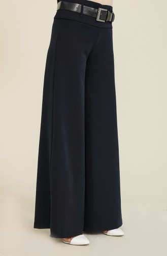 Pantalon Hijab 3069-03 Bleu Marine 3069-03