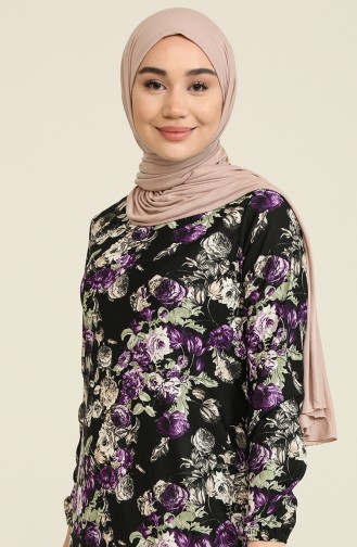 Black Hijab Dress 1776-01