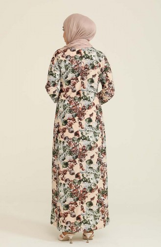 فستان بني مائل للرمادي 1776-04