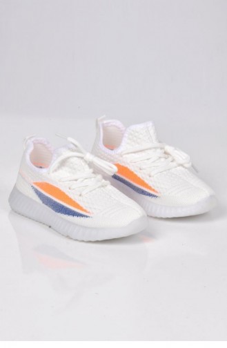 Cool Yezzy Işıklı Unisex Çocuk Günlük Spor Ayakkabı Beyaz