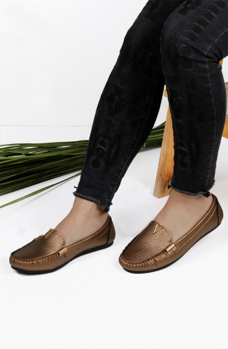 Copper Woman Flat Shoe 0198-07