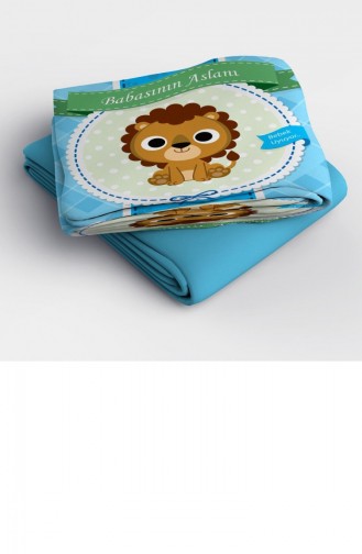 Monohome Babasının Aslanı 3D Pamuk Saten Bebek Nevresim Takımı