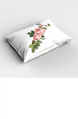 Monohome Pinkivy 3D Pamuk Saten Tek Kişilik Nevresim Takımı