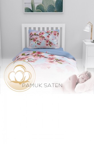 Monohome Yeni Bahar 3D Pamuk Saten Tek Kişilik Nevresim Takımı