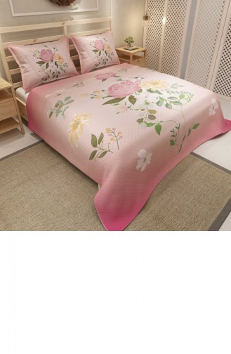Monohome Pike Takımı Jakar Dokuma Pamuklu 3D Dijital Baskı Pink Rose