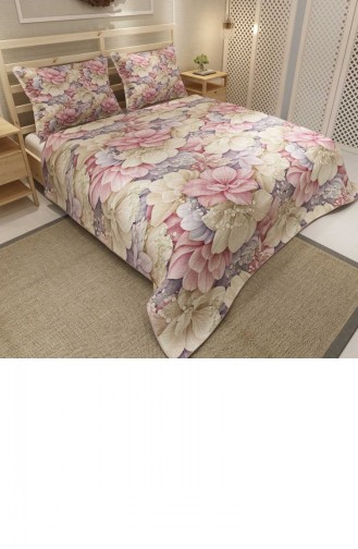 Monohome Pike Takımı Jakar Dokuma Pamuklu 3D Dijital Baskı Flowers Coverlet