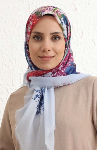 Baby Blue Scarf 13186-13