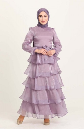 Habillé Hijab Lila 4924-06