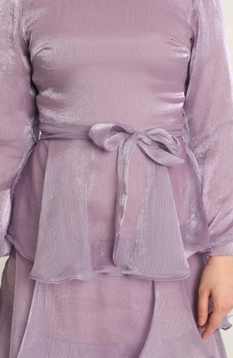 Lila Hijab-Abendkleider 4924-06
