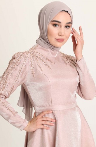 Puder Hijab-Abendkleider 4958-05