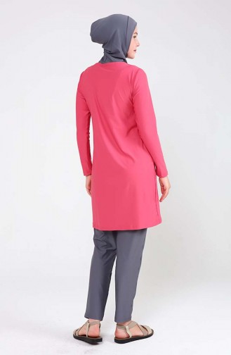 Pink Swimsuit Hijab 2323-03