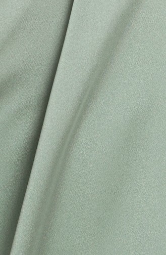 Green Almond Hijab Evening Dress 3415-03