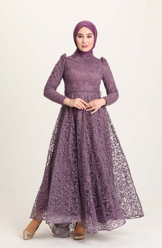 Habillé Hijab Lila 4933-06
