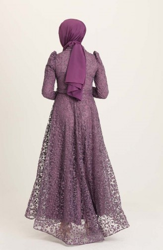 Lila Hijab-Abendkleider 4933-06