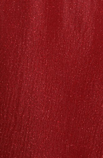 Claret red İslamitische Avondjurk 4944-01