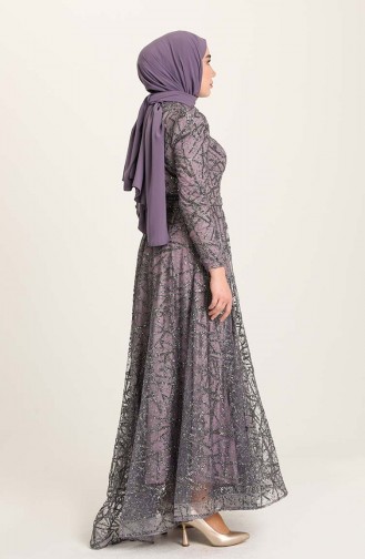 Habillé Hijab Lila 4945-06