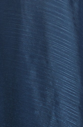 Dunkelblau Hijab-Abendkleider 4950-04