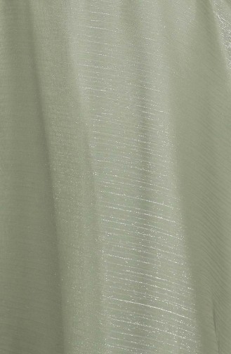 Beli Taşlı Pliseli Abiye 4950-06 Çağla Yeşili