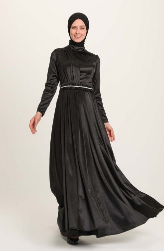 Habillé Hijab Noir 4952-04